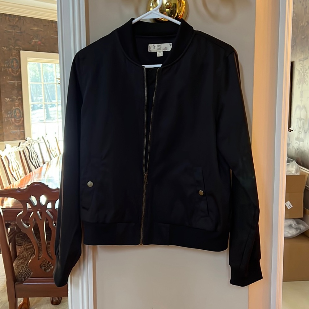 Black Zip Up Jacket